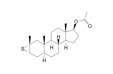 2a,3-Epithio-2-methyl-5a-androstan-17b-yl acetate
