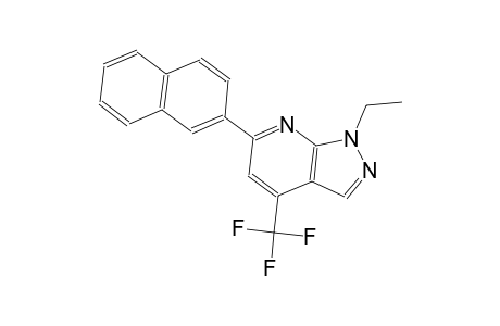 1H-pyrazolo[3,4-b]pyridine, 1-ethyl-6-(2-naphthalenyl)-4-(trifluoromethyl)-