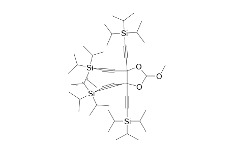 4,4,5,5-tetrakis[2'-(Triisopropylsilyl)ethynyl]-2-methoxy-1,3-dioxolane