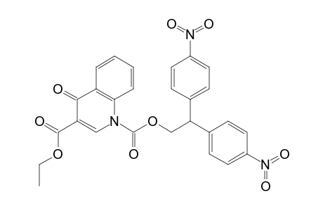 1,3(4H)-Quinolinedicarboxylic acid, 4-oxo-, 1-[2,2-bis(4-nitrophenyl)ethyl]3-ethyl ester