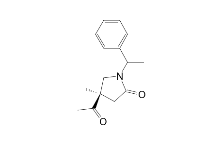 4(R)-Acetyl-4-methyl-1-(1'-phenylethyl)-2-pyrrolidinone