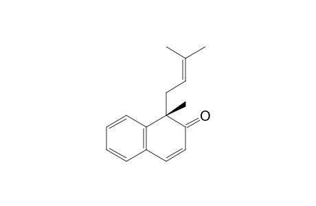 (S)-1-Methyl-1-(3-methylbut-2-enyl)-1H-naphthalen-2-one