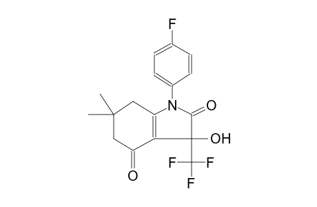 1-(4-fluorophenyl)-3-hydroxy-6,6-dimethyl-3-(trifluoromethyl)-3,5,6,7-tetrahydro-1H-indole-2,4-dione