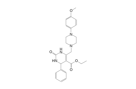 5-pyrimidinecarboxylic acid, 1,2,3,4-tetrahydro-6-[[4-(4-methoxyphenyl)-1-piperazinyl]methyl]-2-oxo-4-phenyl-, ethyl ester