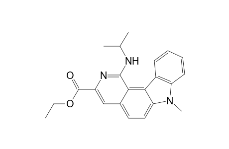 Ethyl 1-Isopropylamino-7-methyl-7H-pyrido[4,3-c]carbazole-3-carboxylate