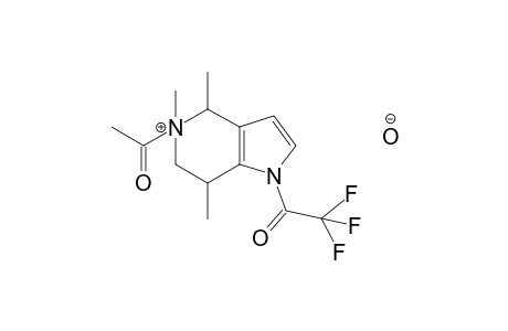 5-Acetyl-4,5,7-trimethyl-2-(trifluoroacetyl)-4,5,6,7-tetrahydro-1H-pyrrolo[3,2-c]pyridi-5-ium - hydroxide