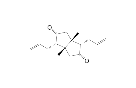 2,5(1H,3H)-Pentalenedione, tetrahydro-3a,6a-dimethyl-1,4-di-2-propenyl-, (1.alpha.,3a.beta.,4.alpha.,6a.beta.)-