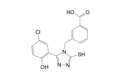 benzoic acid, 3-[[3-(5-chloro-2-hydroxyphenyl)-5-mercapto-4H-1,2,4-triazol-4-yl]methyl]-
