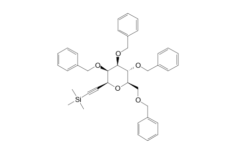 3,7-ANHYDRO-4,5,6,8-TETRA-O-BENZYL-1,1,2,2-TETRAHYDRO-1,2-DIDEOXY-1-C-(TRIMETHYLSILYL)-D-GLYCERO-D-GALACTOOCTITOL