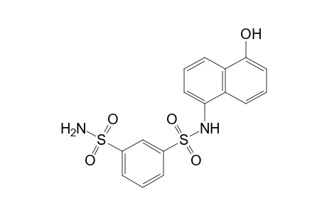 1,3-Benzenedisulfonamide, N1-(5-hydroxy-1-naphthalenyl)-