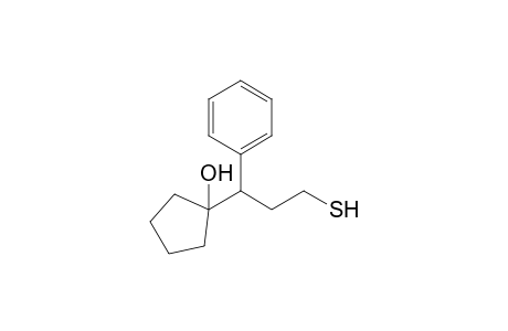 1-(3-Mercapto-1-phenylpropyl)-1-cyclopentanol