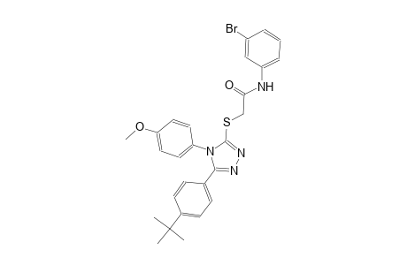 N-(3-bromophenyl)-2-{[5-(4-tert-butylphenyl)-4-(4-methoxyphenyl)-4H-1,2,4-triazol-3-yl]sulfanyl}acetamide