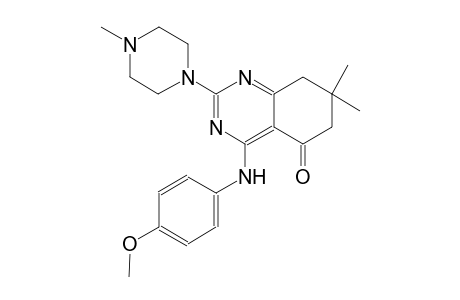 5(6H)-quinazolinone, 7,8-dihydro-4-[(4-methoxyphenyl)amino]-7,7-dimethyl-2-(4-methyl-1-piperazinyl)-