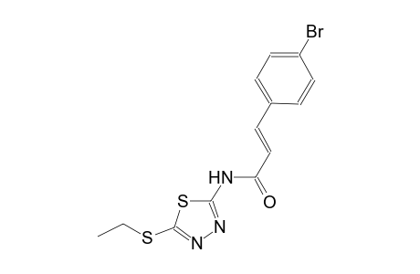 (2E)-3-(4-bromophenyl)-N-[5-(ethylsulfanyl)-1,3,4-thiadiazol-2-yl]-2-propenamide