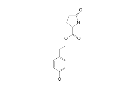 4-HYDROXYPHENETHYL-5'-OXOPYRROLIDINE-2'-CARBOXYLATE