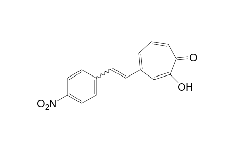 2-hydroxy-4-(p-nitrostyryl)-2,4,6-cycloheptatrien-1-one