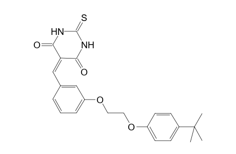 5-[3-[2-(4-tert-butylphenoxy)ethoxy]benzylidene]-2-thioxo-hexahydropyrimidine-4,6-quinone