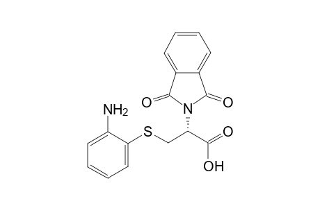 (2R)-3-(2-aminophenyl)sulfanyl-2-(1,3-dioxoisoindol-2-yl)propanoic acid