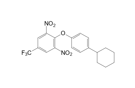 p-CYCLOHEXYLPHENYL 2,6-DINITRO-alpha,alpha,alpha-TRIFLUORO-p-TOLYL ETHER