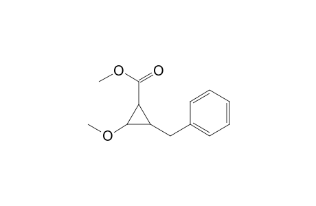 2-Benzyl-3-methoxy-cyclopropane-1-carboxylic acid methyl ester
