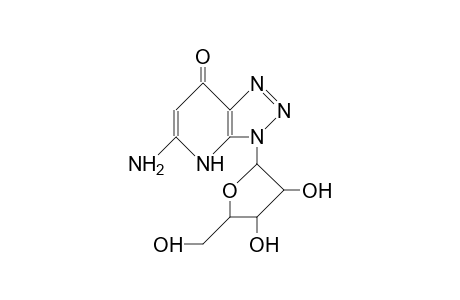 5-Amino-3-(.beta.-D-ribofuranosyl)-triazolo(4,5-D)pyridin-7-one