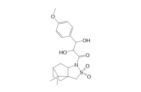1-[2',3'-Dihydroxy-3'-(4'-methoxyphenyl)-1'-oxopropyl]-1,4,5,6,7,7a-hexahydro-8,8-dimethyl-3H-3a,6-methano2.1]benzisothiazole]-2,2-dioxide