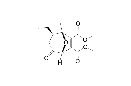 (1R,2R,5R)-2-Ethyl-1-methyl-4-oxo-8-oxa-bicyclo[3.2.1]oct-6-ene-6,7-dicarboxylic acid dimethyl ester