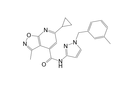 isoxazolo[5,4-b]pyridine-4-carboxamide, 6-cyclopropyl-3-methyl-N-[1-[(3-methylphenyl)methyl]-1H-pyrazol-3-yl]-