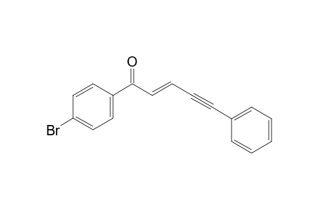 (E)-1-(4-Bromophenyl)-5-phenylpent-2-en-4-yn-1-one