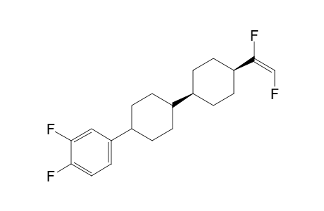 1-{trans-4[(E)-1,2-Difluoroethenyl]cyclohexyl}-trans-4-(3,4-difluorophenyl)cyclohexane