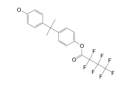 Isopropylidenediphenol, 4-hydroxy-4'-heptafluorobutyryloxy-