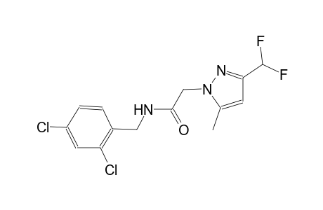 N-(2,4-dichlorobenzyl)-2-[3-(difluoromethyl)-5-methyl-1H-pyrazol-1-yl]acetamide