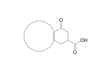 Bicyclo(10.4.0)hexadecan-1(12)-en-13-one 15-carboxylic acid