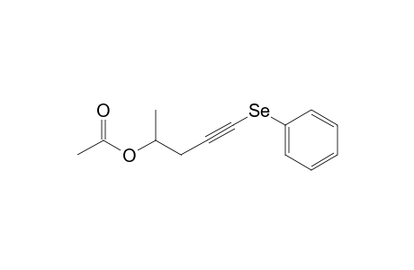 (1-methyl-4-phenylselanyl-but-3-ynyl) acetate