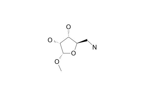 METHYL_5-AMINO-5-DEOXY-ALPHA-D-RIBOFURANOSIDE;MINOR_ISOMER