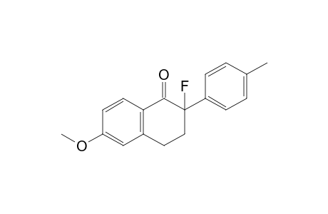 2-Fluoro-2-[p-methylphenyl]-6-methoxy-1-tetralone