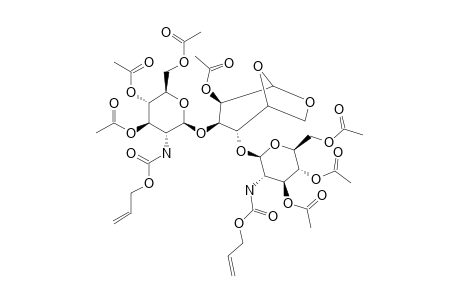 2-O-ACETYL-3,4-DI-O-(3,4,6-TRI-O-ACETYL-2-N-ALLYLOXYCARBONYLAMINO-2-DEOXY-BETA-D-GLUCOPYRANOSYL)-1,6-ANHYDRO-BETA-D-MANNOPYRANOSE