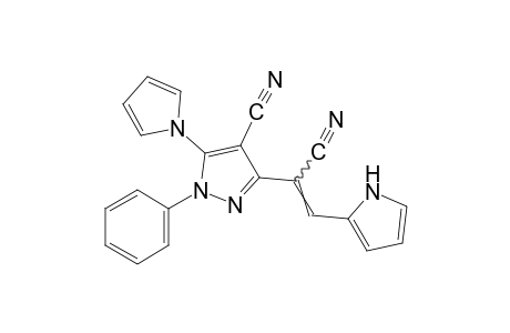 4-cyano-1-phenyl-5-(pyrrol-1-yl)-alpha-[(pyrrol-2-yl)methylene]pyrazole-3-acetonitrile