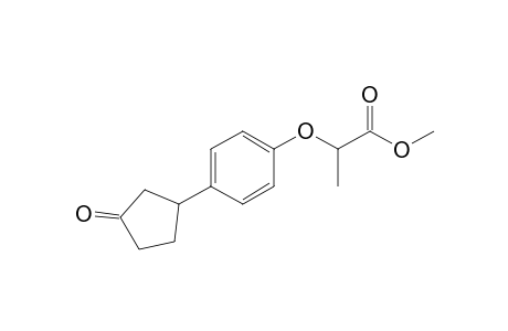 Methyl 2-[4-(3-oxocyclopentyl)phenoxy]-propionate
