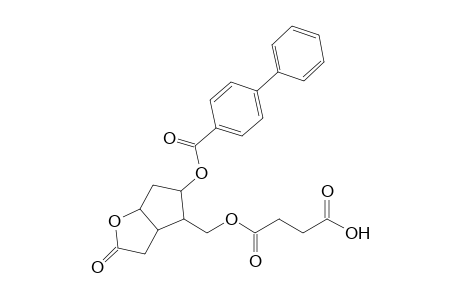 [5-(1,1'-Biphenyl-4-carbonyloxy)-hexahydro-2H-cyclopenta[b]furan-2-on-4-yl]methyl hydrogen butanedioate