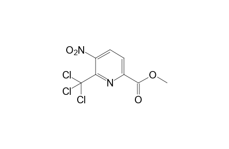 5-nitro-6-(trichloromethyl)picolinic acid, methyl ester