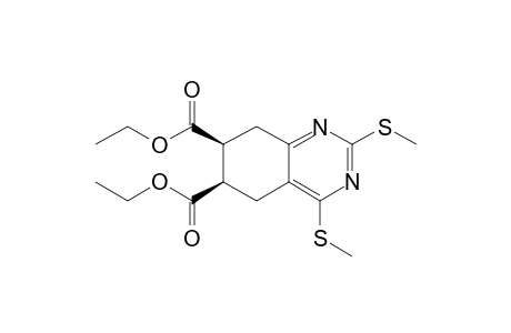 Diethyl(6R,6S,7R,7S)-2,4-bis(methylsulfanyl)-5,6,7,8-tetrahydroquinazoline-6,7-dicarboxylate