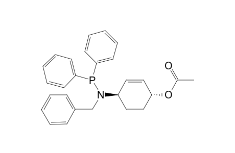 (E)-1-Acetoxy-4-[(benzyl(diphenylphosphinous)amidyl]cyclohex-2-ene