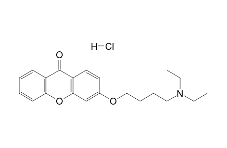 3-(4-(Diethylamino)butoxy)xanthone hydrochloride