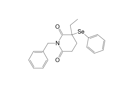 N-Benzyl-3-ethyl-3-(phenylseleno)tetrahydropyridine-2,6-dione