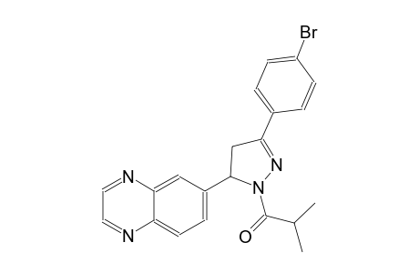 quinoxaline, 6-[3-(4-bromophenyl)-4,5-dihydro-1-(2-methyl-1-oxopropyl)-1H-pyrazol-5-yl]-
