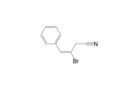 (E)-3-Bromo-4-phenyl-3-butenitrile