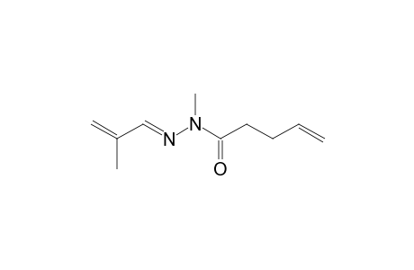 Methacrolein N-(pent-4-enoyl)-N-methylhydrazone