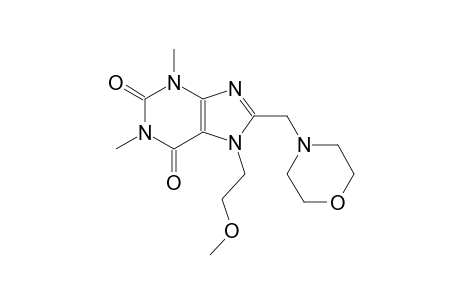 7-(2-methoxyethyl)-1,3-dimethyl-8-(4-morpholinylmethyl)-3,7-dihydro-1H-purine-2,6-dione
