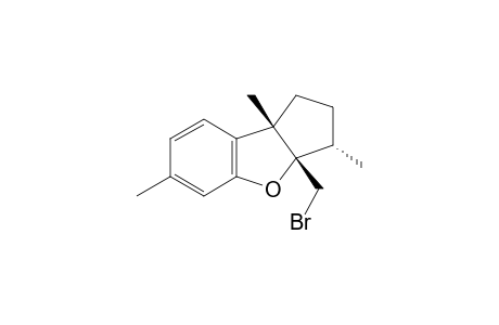 (3S,3aS,8bS)-3a-(bromomethyl)-3,6,8b-trimethyl-2,3-dihydro-1H-cyclopenta[b][1]benzoxole